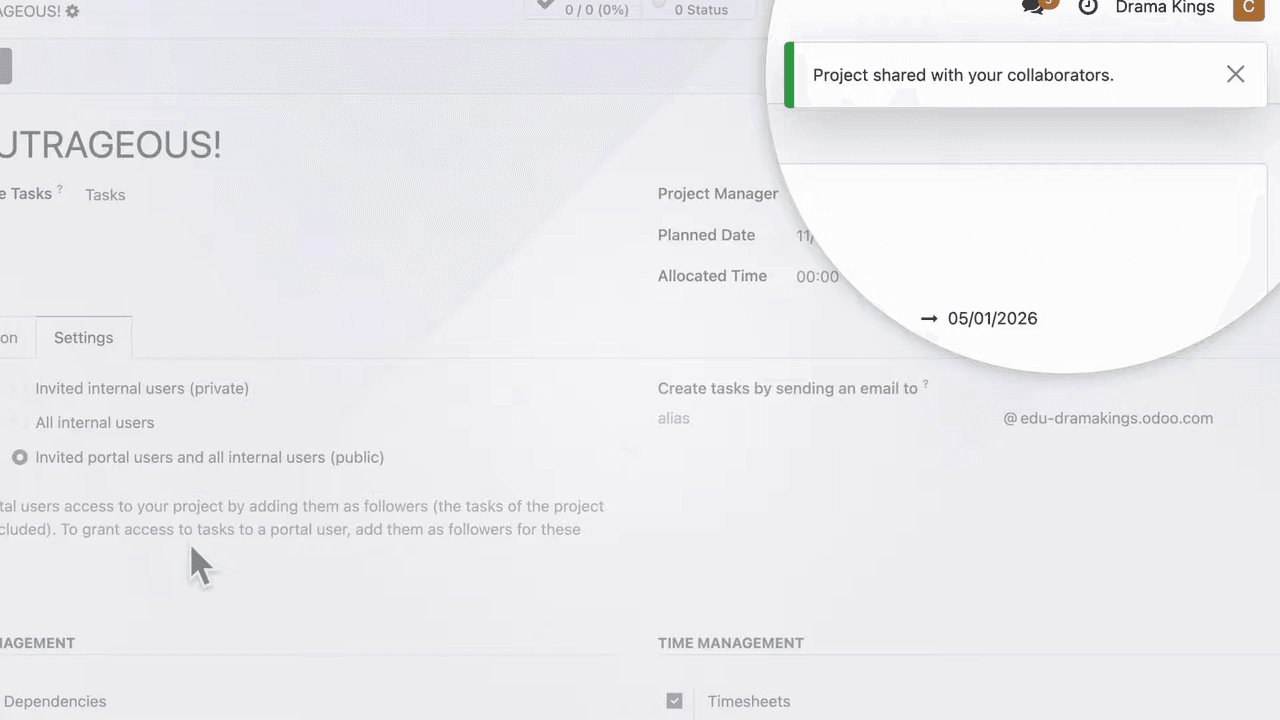 看板面板,顯示任務階段與狀態指示